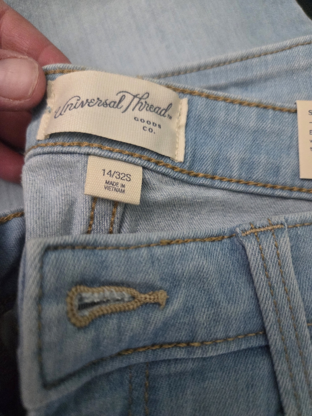 Light Blue Women's Jeans - Stretch Skinny - Picture 5 of 7